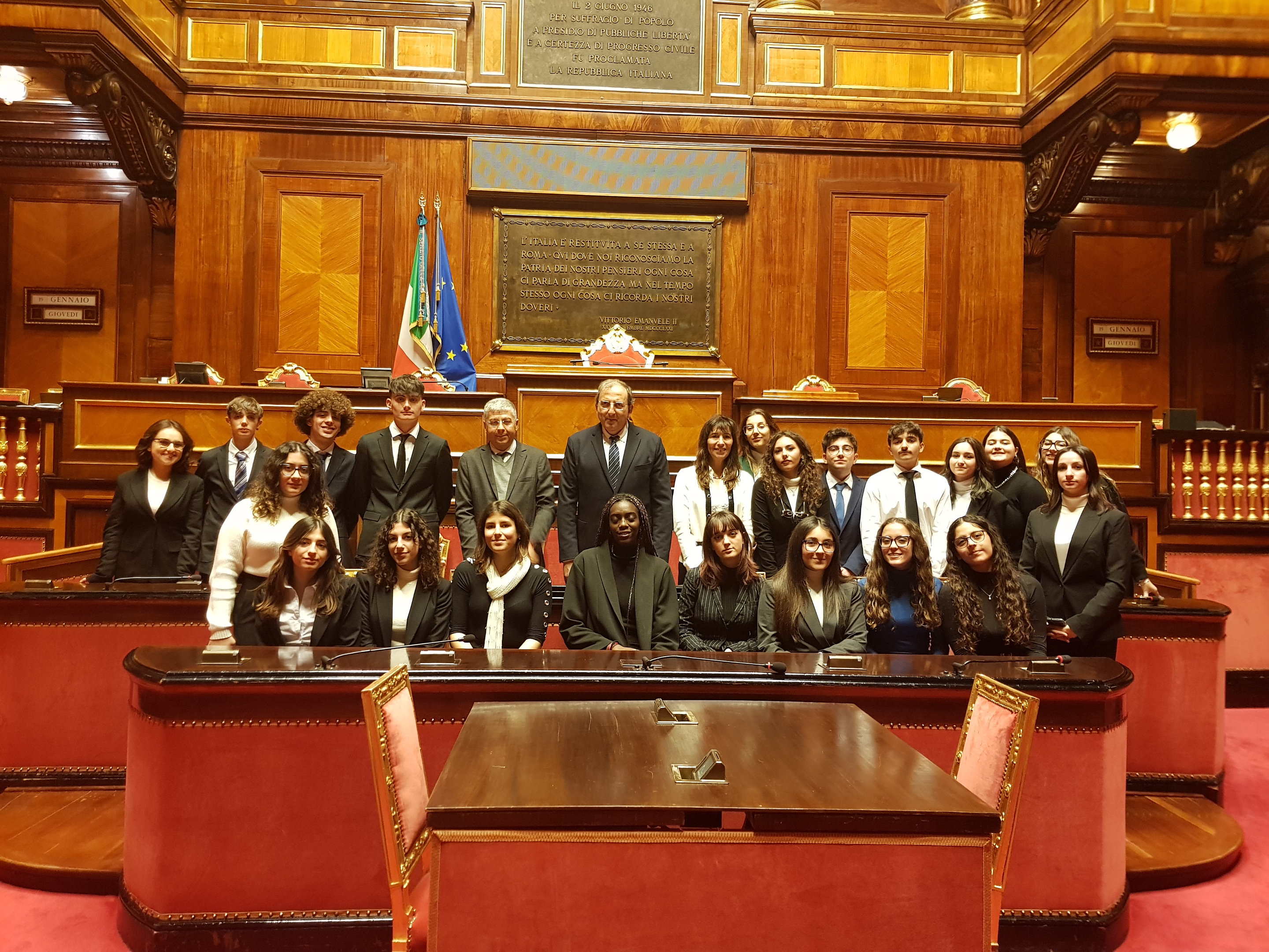 Un giorno in Senato, Liceo Quintino Cataudella di Scicli (Ragusa) - 23 - 24 gennaio 2023
